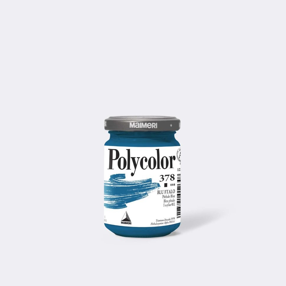 *Фарба акрилова Polycolor Maimeri 140мл 378 БЛАКИТНИЙ ФЦ