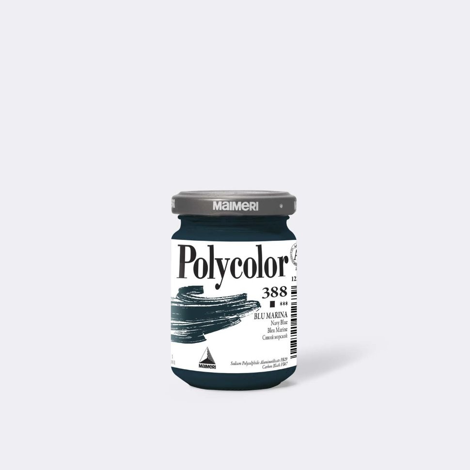 *Фарба акрилова Polycolor Maimeri 140мл 388 СИНІЙ МОРСКОЙ