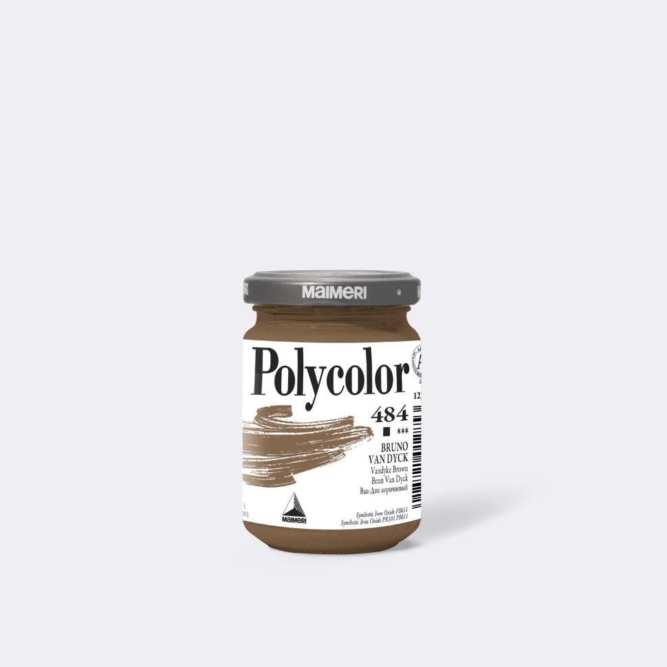 *Фарба акрилова Polycolor Maimeri 140мл 484 КОРИИЧНЕВЫЙ ВАН ДИК