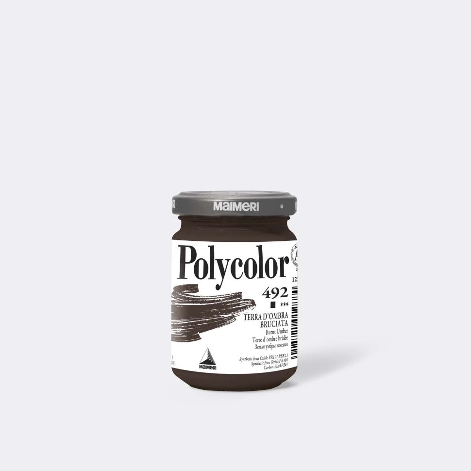 *Фарба акрилова Polycolor Maimeri 140мл 492 УМБРА ПАЛЕНА