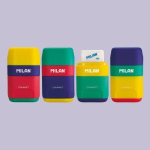 Гумка+точилка подвійна "Compact Mix"Milan