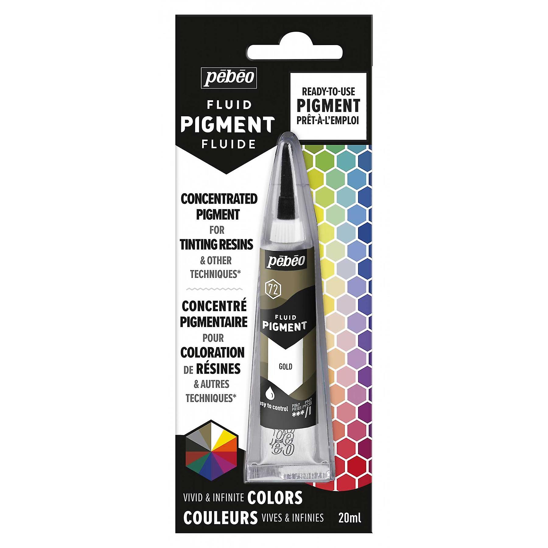 Пігмент рідкий концентрований "Fluid Pigment" Pebeo 20мл ЗОЛОТО