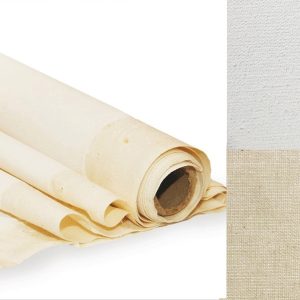 Полотно грунт. БАВОВНА 100% дрібне.зерно акрилов.грунт 310г/м2 шир.200см Studio Rosa м/п