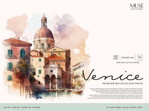 Склейка д/акв.325гр 100% цел.обкл.Venice Muse 20арк.24х32см