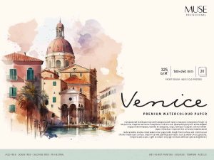 Склейка д/акв.325гр 100% цел.обкл.Venice Muse 20арк.18х24см