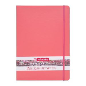 *Альбом-склейка д/граф.140гр книжк.форм.обкл.тверд.корал."Art Creation" Talens 80арк.21х29,7 А4