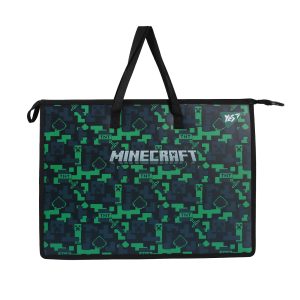 *Папка-сумка| пластикова уччки тканині Minecraft Yes 45х33х9,5см А3